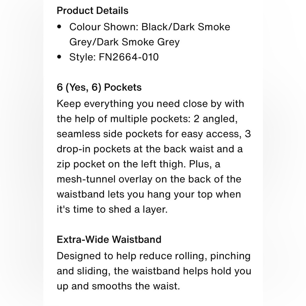 Nike running legging (XXS) - Picture 16 of 16